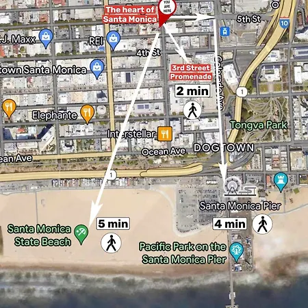 7 Large Down Town Santa Monica Apartment Los Angeles Exterior foto